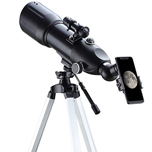 Telescopio Refractor Astronómico 50mm con Trípode Ajustable miniatura 1
