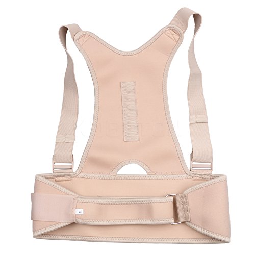EasyBuy India Nude 1pc Adjustable Posture Corrector Corset Back Support Brace Belt