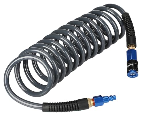 EADUTY 1/4" x 10 ft Polyurethane Recoil Air Hose