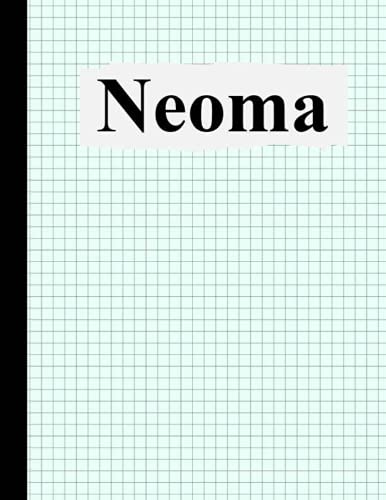 Neoma: composition notebook graph paper, Personalized Neoma graph paper sketchbook, 8.5�11, 120 Pages