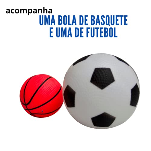 Jogo Futebol e Basquete 2 em 1, Importway