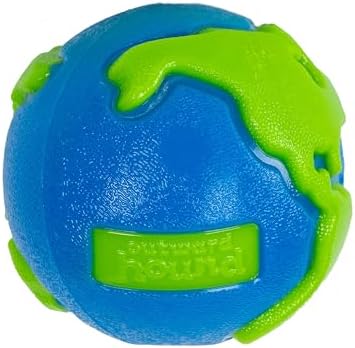 Outward Hound by Planet Dog Orbee-Tuff Planet Ball Blue/Green Tre...