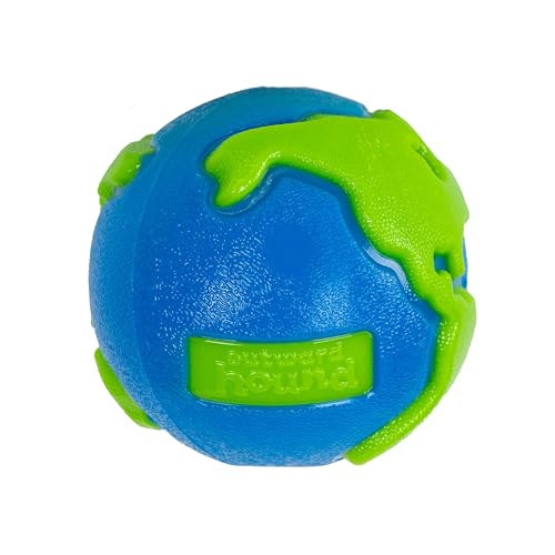 Outward Hound by Planet Dog Orbee-Tuff Planet Ball Blue/Green Treat-Dispensing Dog Toy Large
