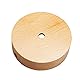 Mextronic Baldachin-Natur 1-flammig/Lampen-Baldachin aus Holz, Ø 100 mm