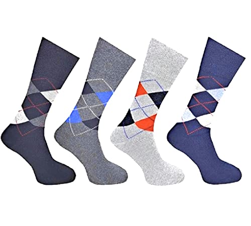 *** 6 Paires *** Chaussettes confortables pour homme Coupe ample - Multicolore - taille unique Cover