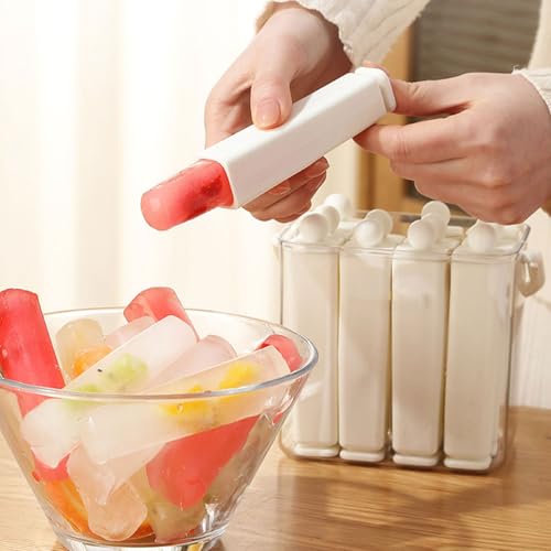 Molde de cubitos de hielo para botella de agua de silicona con caja y asa miniatura 2