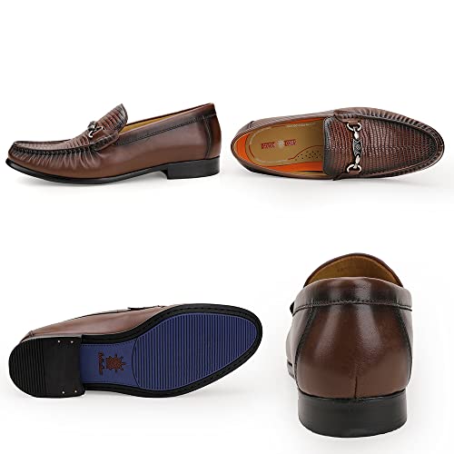 Mens Black Dress Shoes Featuring Hand Finishes, Classic Loafers Leather Slip-on Penny Party Wedding Shoes for Men4