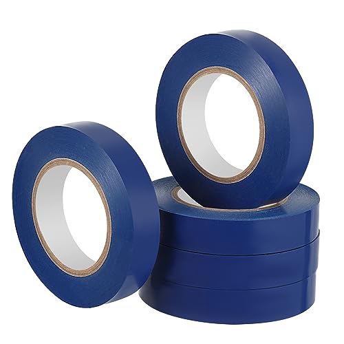 Frienda 5 Rolls 5 Rolls Floor Vinyl Tape 1in/2in Floor Marking Court Tape Outdoor Playing Field...