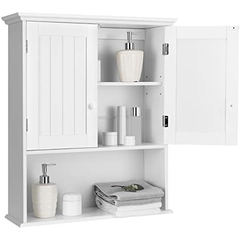 Multigot White Wall-Mounted Bathroom Cabinet Cover