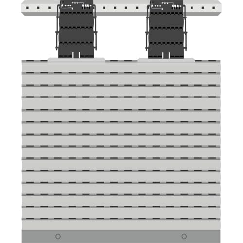 Schellenberg 16007 feste Wellenverbinder, einbruchshemmende Rolladenaufhängung, universal Hochschiebesicherung, 2 Stück