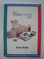 Epson Stylus.Color 500 Color Ink Jet Printer User's guide B002DHKT68 Book Cover
