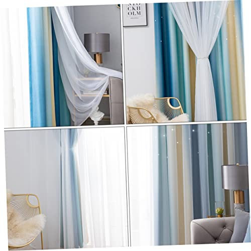 Rideau double couche isolant pour éliminer la lumière du salon - 8