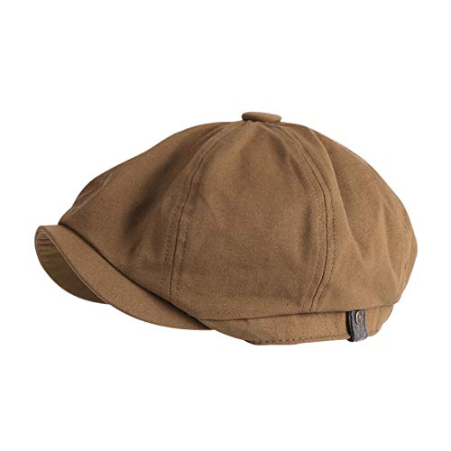 MAOZIm Boina Masculina Primavera y Verano Retro Vendedor de periódicos Octogonal Sombrero Femenino Verano Pico Gorra Pintor Boina