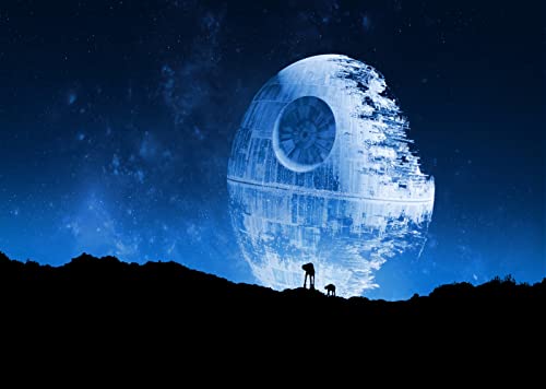 Fondo fotográfico BELECO 10x6.5 pies Azul Estrella de la Muerte miniatura 1