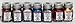 Testors Enamel Paints - 7 Metallic Color Set 1 - 1/4 oz- Metallic Gold, Metallic Silver, Metallic Copper, Flat Aluminum, Flat Steel, Blue Metal Flake, Red Metal Flake by Testor Corp.