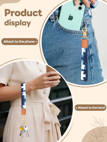 Image of Wristlet Keychain for Women and Men, Key Chain Holder, Wrist Lanyard for Keys