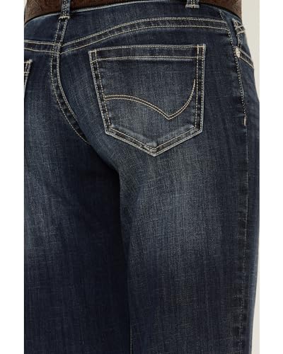 Stetson Women's 214 Trouser Flare Jeans Blue 14 REG4