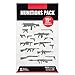 McFarlane Toys, Online Exclusive Munitions Weapon Pack, Includes 15 Weapons, Compatible with All 7-inch McFarlane Figures - Ages 14+ (TM90900)