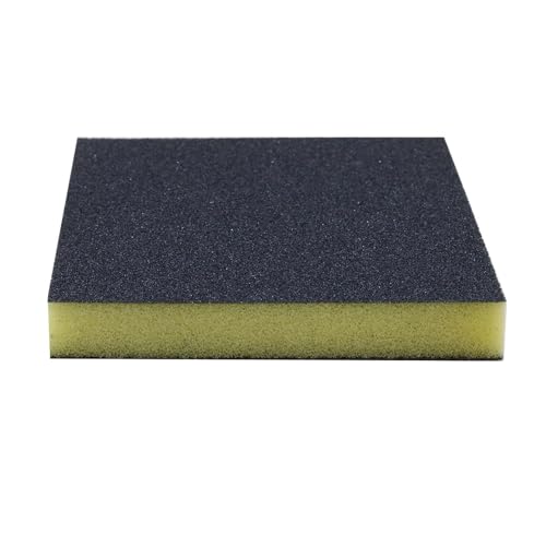 Yassı Sünger Zımpara Takoz Blok 9.5 x 12.5 cm, Ahşap El Zımparası, 180 kum, 1 Adet
