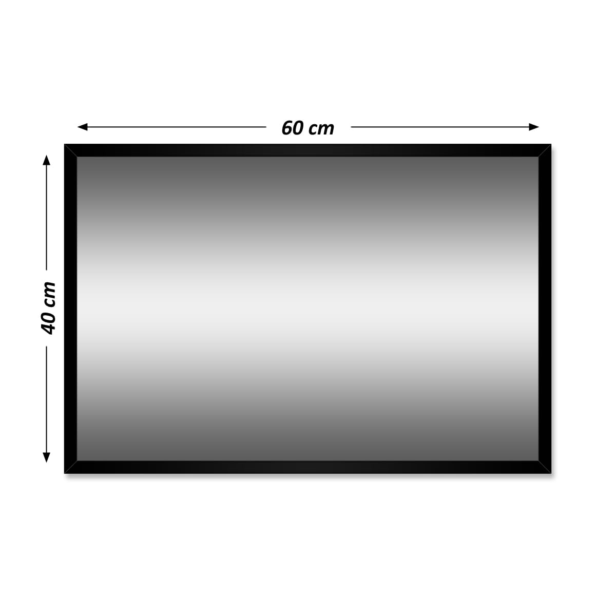 Poster in cornice bianca Wall Art Decor 60x40cm Inghilterra Londra Underground No. H1137M_RAPL1E
