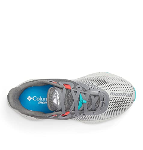 Columbia Tênis de corrida feminino Montrail Trinity Fkt Trail, Grey Ice, Bright Aqua, 38