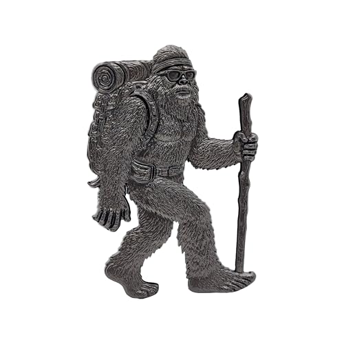 Insignia de metal 3D Sasquatch con acabado premium para personalización exterior de coches