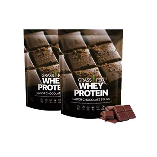 Kit 2x Whey Protein Puravida 450g, Chocolate Belga, Puravida