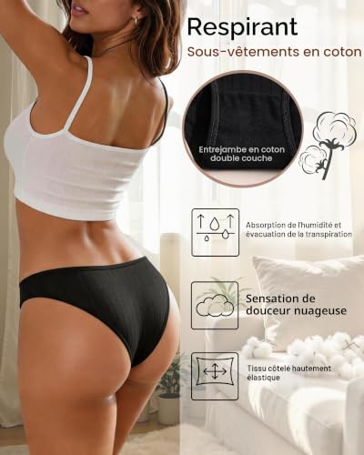sous-vêtements en Coton Culotte Femmes Caleçons Slip – vue 7
