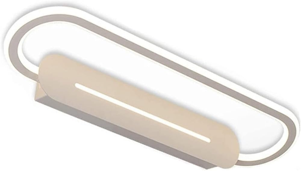 Hertl Luci di cortesia a LED Lampada da parete for apparecchi di illuminazione Lampada da toletta for bagno Lampada da comodino a luce bianca/calda (Colore : W Light, Dimensioni : 46cm) (Color : W Li