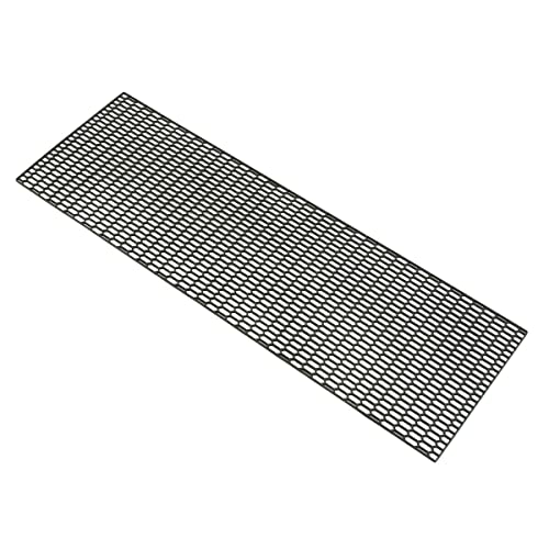 Sosega 47"X16" Universal Car Grill Mesh, Automotive Grille Insert Bumper Vent Honeycomb Hole 10X30Mm Hex Grids Abs Plastic Black #TOP6