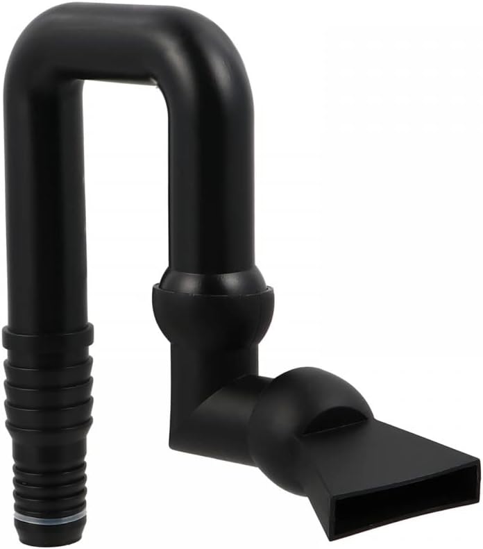MiOYOOW U Return Pipe, 360° Rotation Aquarium U Return Pipe Fish Tank Pump Nozzle for Aquarium Water Pump