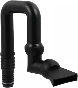 MiOYOOW U Return Pipe, 360 Rotation Aquarium U Return Pipe Fish Tank Pump Nozzle for Aquarium Water Pump