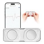 ECG Monitor, Portable ECG Monitor, Heart Rate Monitor Device for Home Use, Compatible with Smartphone，No Subscription