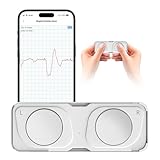 ECG Monitor, Portable ECG Monitor, Heart Rate Monitor Device for Home Use, Compatible with Smartphone，No Subscription