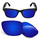 Lenti di ricambio da 1,5 mm compatibili con occhiali da sole intelligenti Ray-Ban Meta Wayfarer RW4008 da 53 mm, blu scuro polarizzate