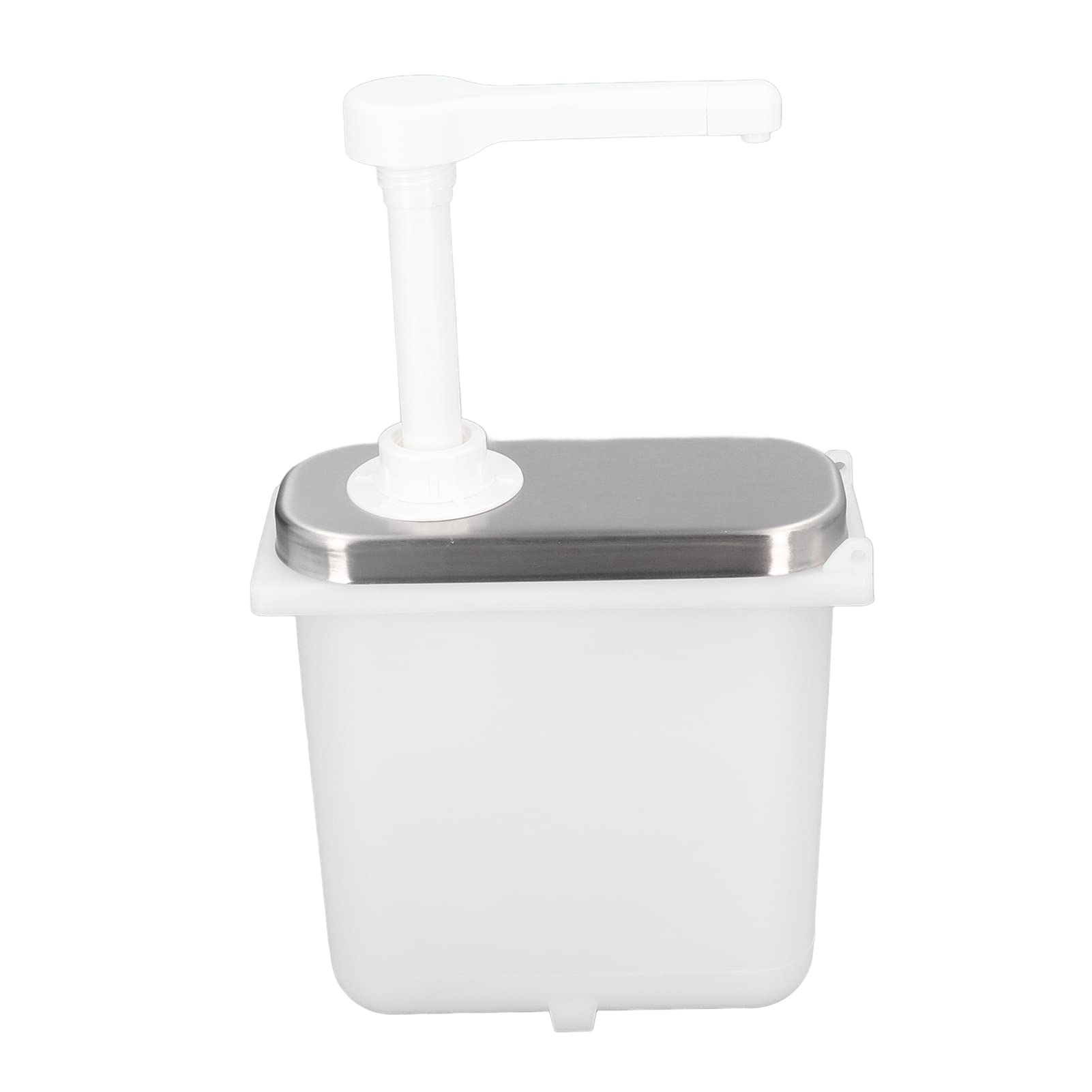 Dispenser per Ketchup, Dispenser per Burro di Popcorn, Pompa per Ketchup con Serbatoio Rimovibile, 1 Litro, in Acciaio Inossidabile per Uso Alimentare, per Ketchup, Condimenti