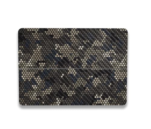Image of MightySkins Carbon Fiber Skin Compatible with Microsoft Surface Laptop Studio 2 (2023) Full Wrap Kit - Camo Dots | Protective, Durable Textured Carbon Fiber Finish | Easy to Apply | Made in The USA