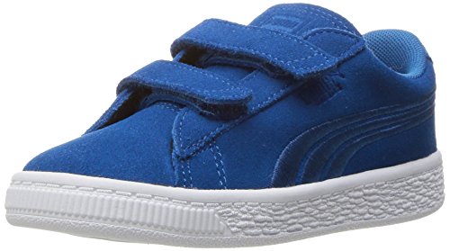PUMA Unisex-Child Suede Classic Badge V Inf-K, True Blue, 10 M US Toddler