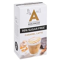 Avalanche 99% Sugar Free Caramel Latte 10 Coffee Sticks 160 g