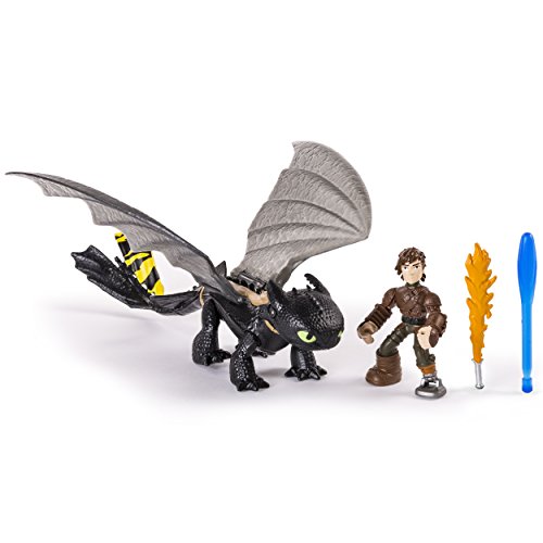 Dreamworks Dragons: Race to the Edge Dragon and Racer Hiccup Action Figure and Toothless