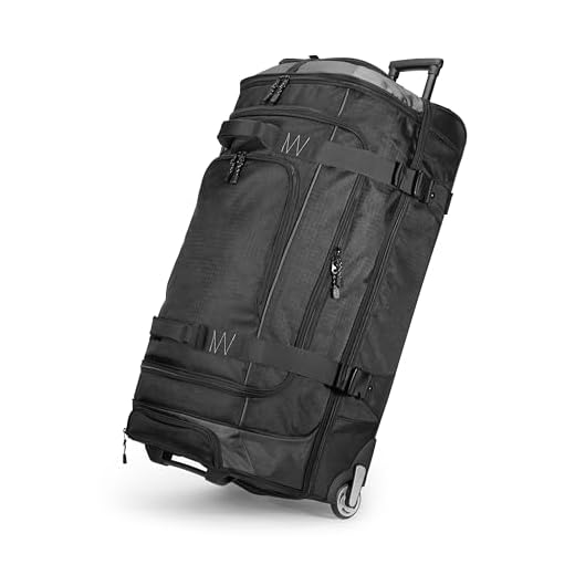 Amazon Basics Large Rolling Duffle Bag