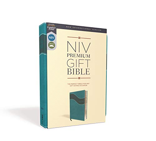 NIV, Premium Gift Bible, Leathersoft, Teal, Red Letter Edition, Thumb Indexed, Comfort Print: The Perfect Bible for Any Gift-Giving Occasion