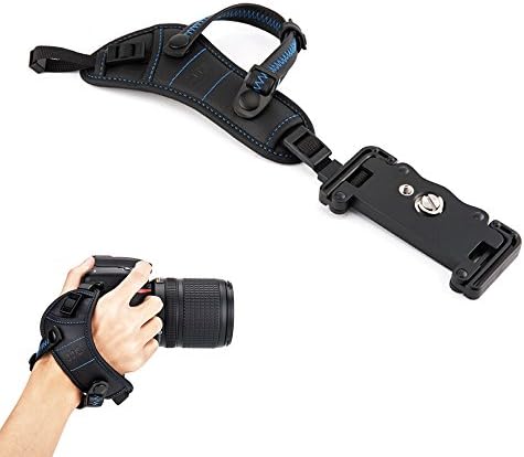 JJC DSLR Cámara Mano Correa de Muñeca con placa tipo U para Canon...