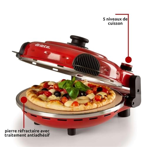 Four à pizza ARIETE 919 Température maximale 400°C Plaque réfractaire 32 cm - vue 3