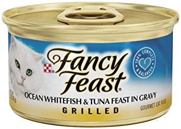 Purina Fancy Feast American Distribution & Mfg 10085-1 Cat Food, Grilled Ocean Whitefish, 3-oz. Can - Quantity 24