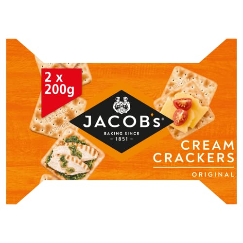 Jacobs Original Cream Crackers 2 x 200 g (Twin Pack) 400 g Total