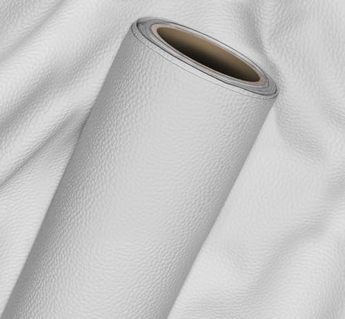 Tissu en vinyle blanc mat pour réparer les bords de meubles VViViD