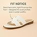 CUSHIONAIRE Voyage Cutout Strap Slides for Women, Slip On Summer Flats, Trendy Footwear, Comfortable Vacation Style Sandals for Women 2025, WHISKEY 10