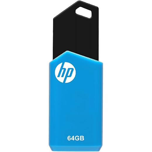 HP v150w 64 GB USB 2.0 Flash Drive (Blue)