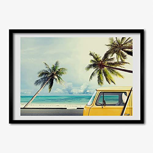 Cadre photo affiche 70x50 cm tableau peinture décoratif Tulup bois